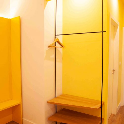 facilidades de la habitación privada de la pensión en O Pedrouzo