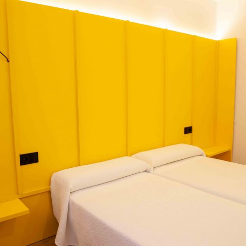habitaciones privadas de la pensión Albergue O Burgo
